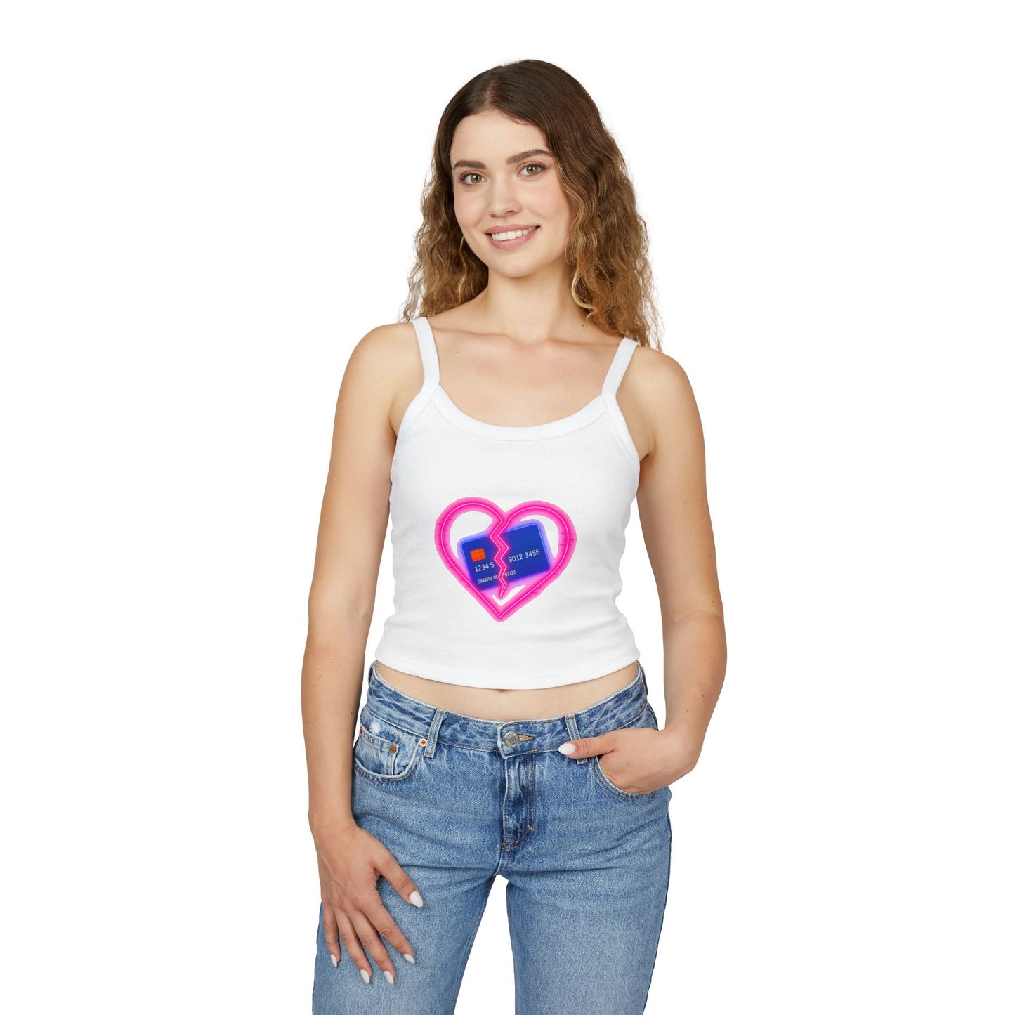 Heartbreaker - Women's Spaghetti Strap Tank Top
