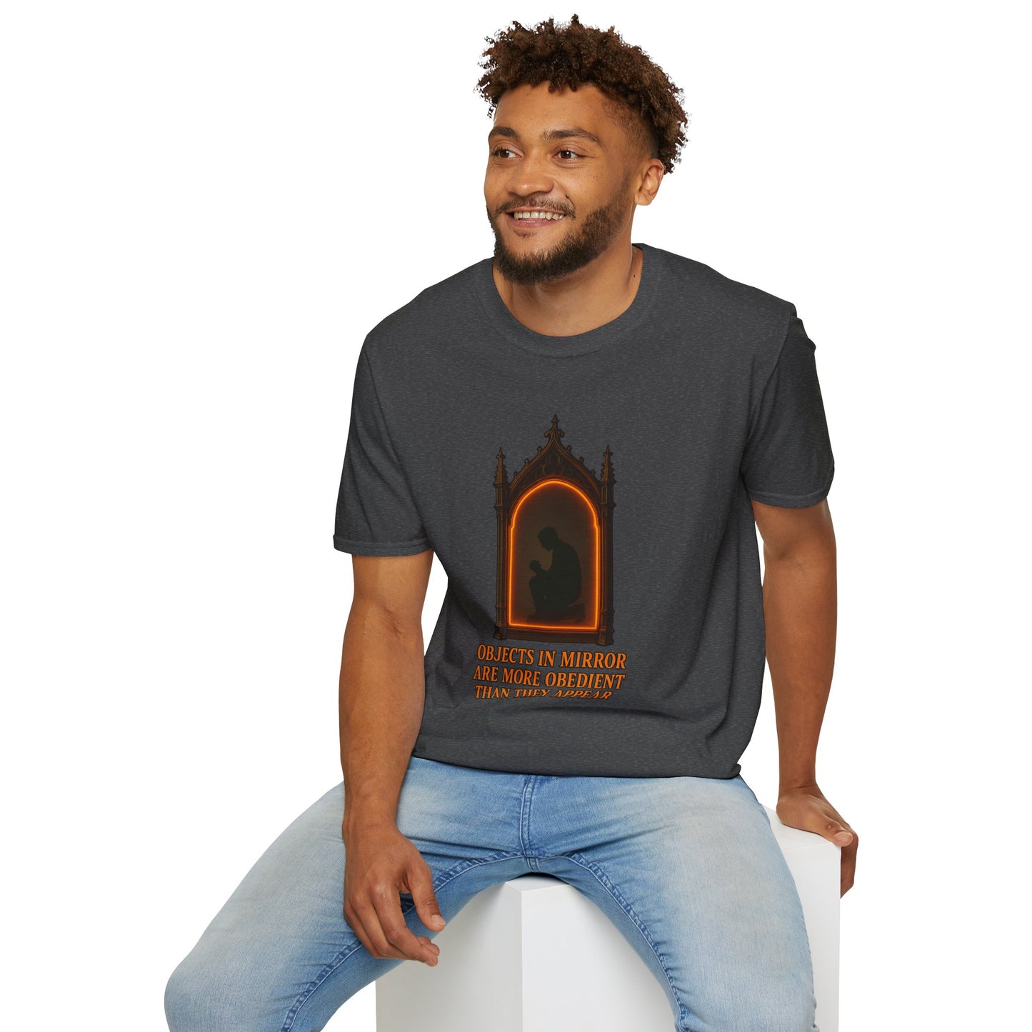 Objects in mirror are more obedient than they appear - Men's Tee