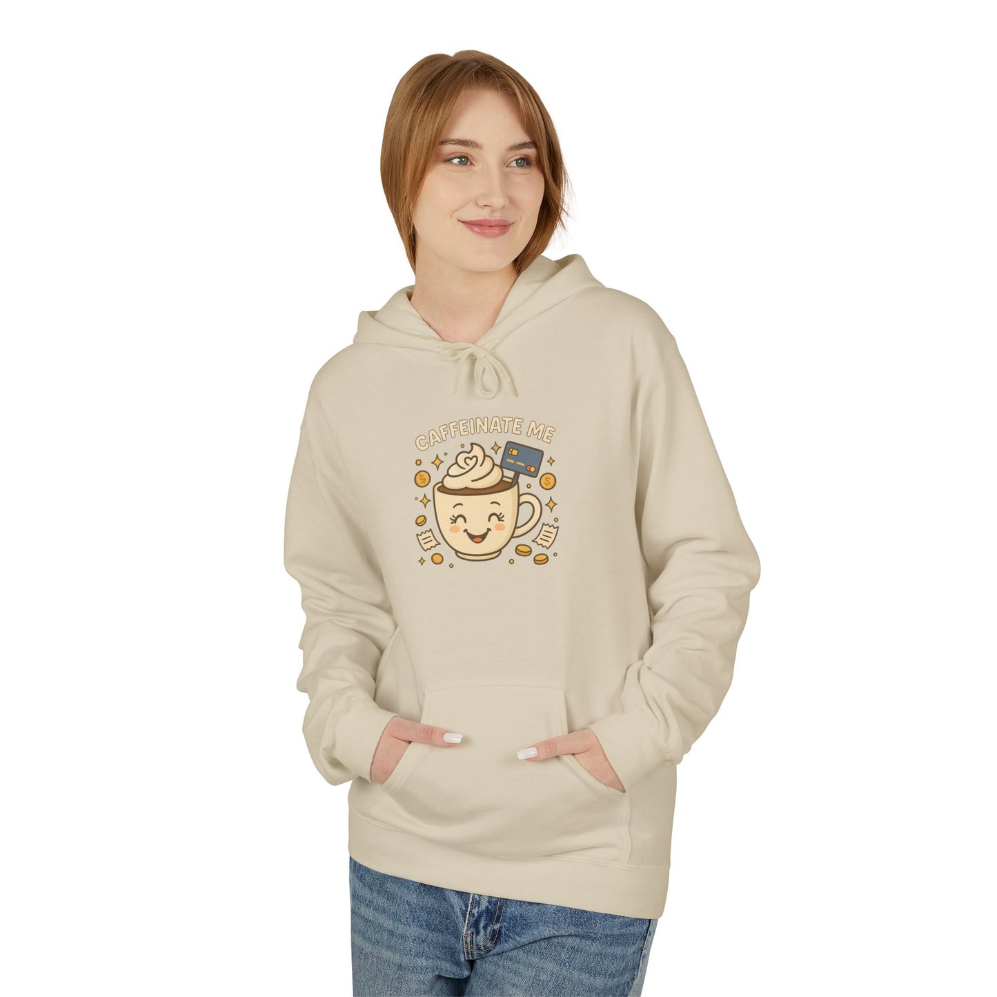 Caffeinate me - Women's comfy fleece hoodie