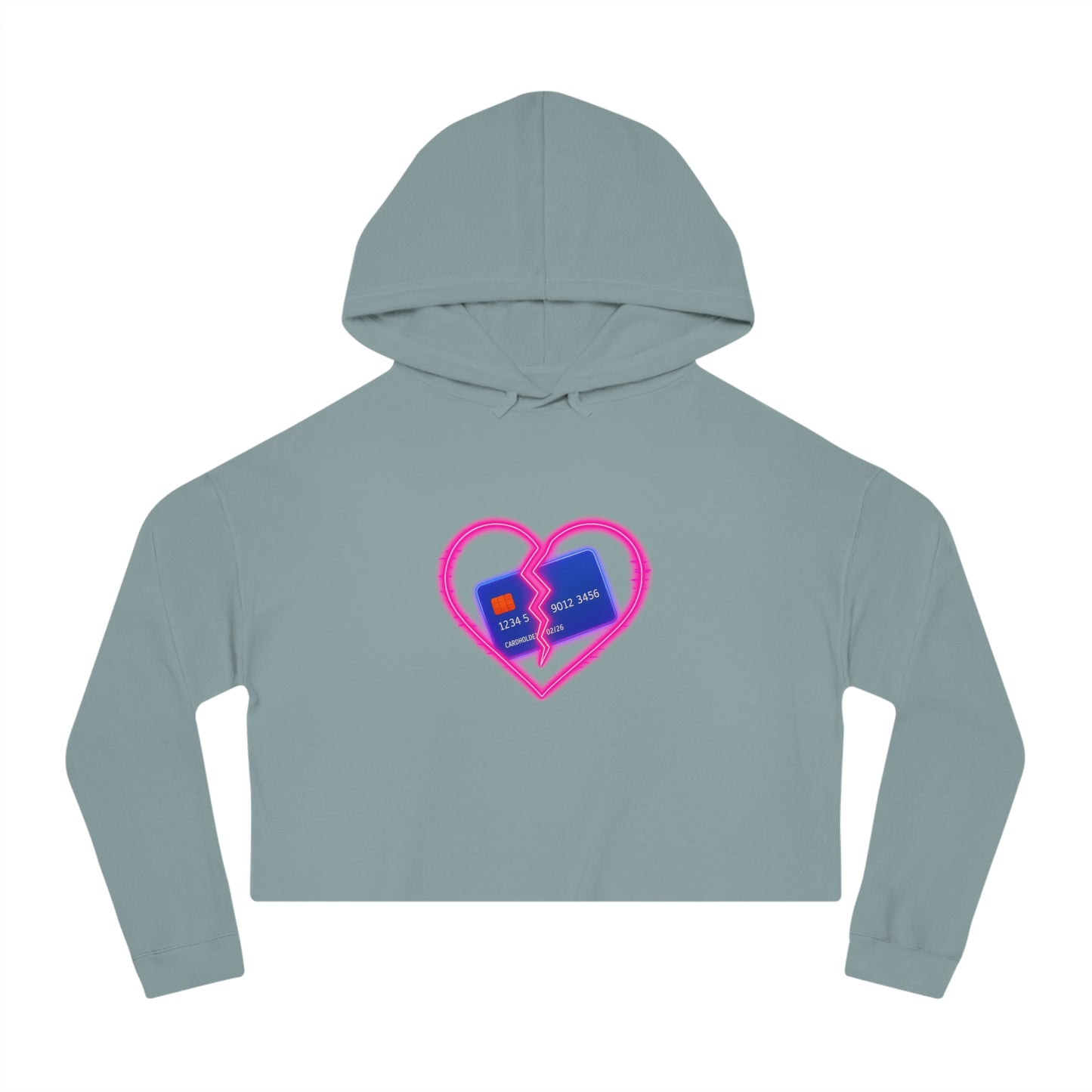 Heartbreaker - Cropped Hooded Sweatshirt