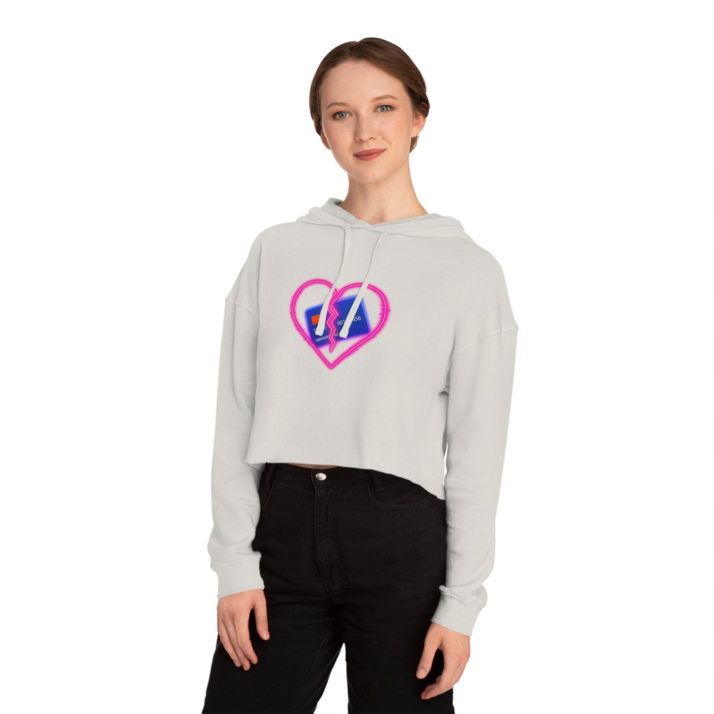 Heartbreaker - Cropped Hooded Sweatshirt