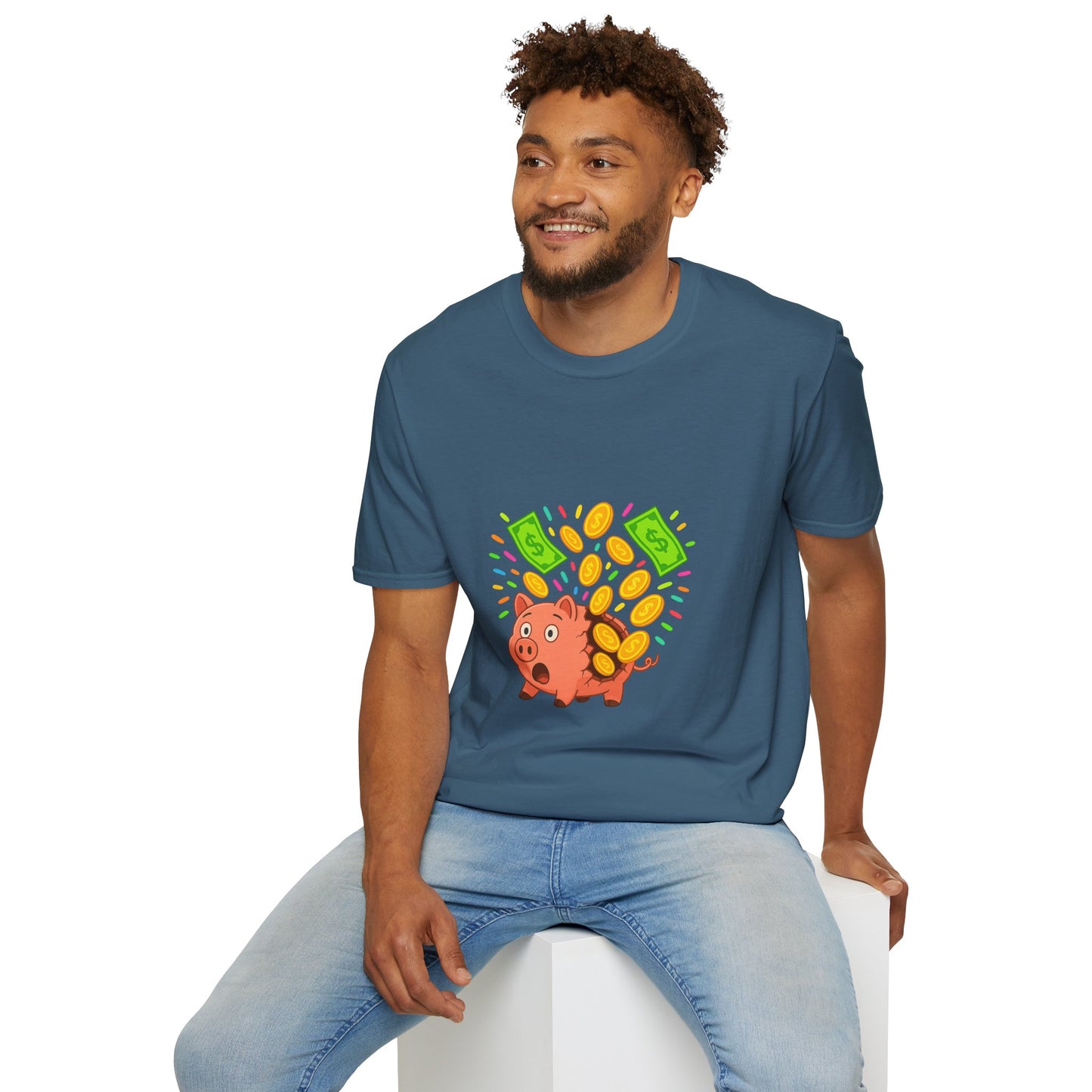 Broken Piggy Bank - Men's Tee