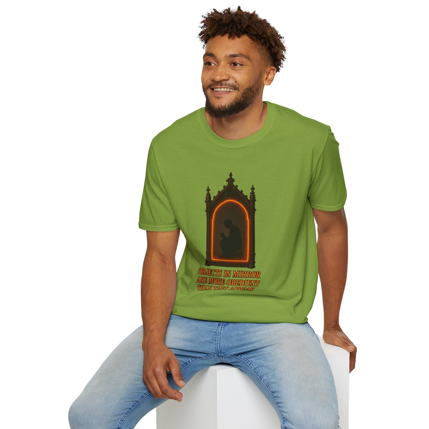 Objects in mirror are more obedient than they appear - Men's Tee