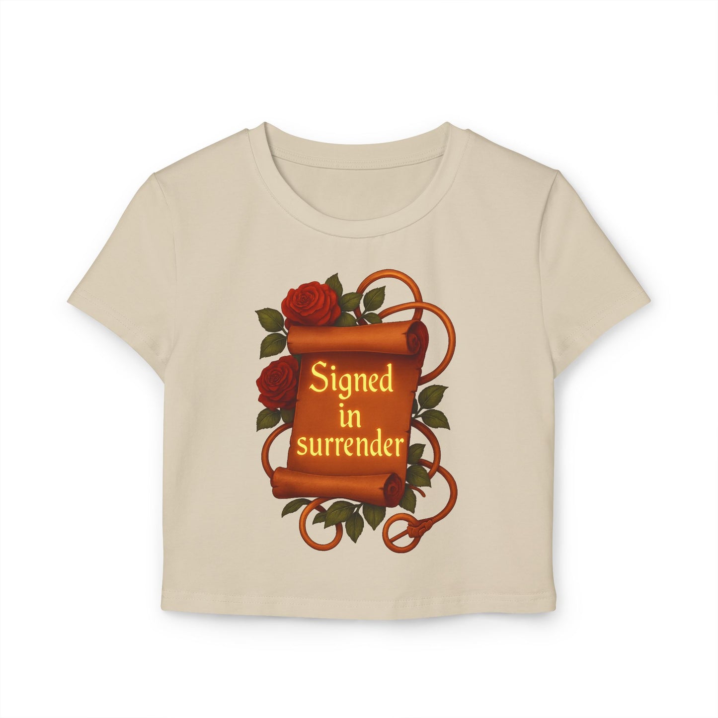 Signed in Surrender - Women's Baby Tee