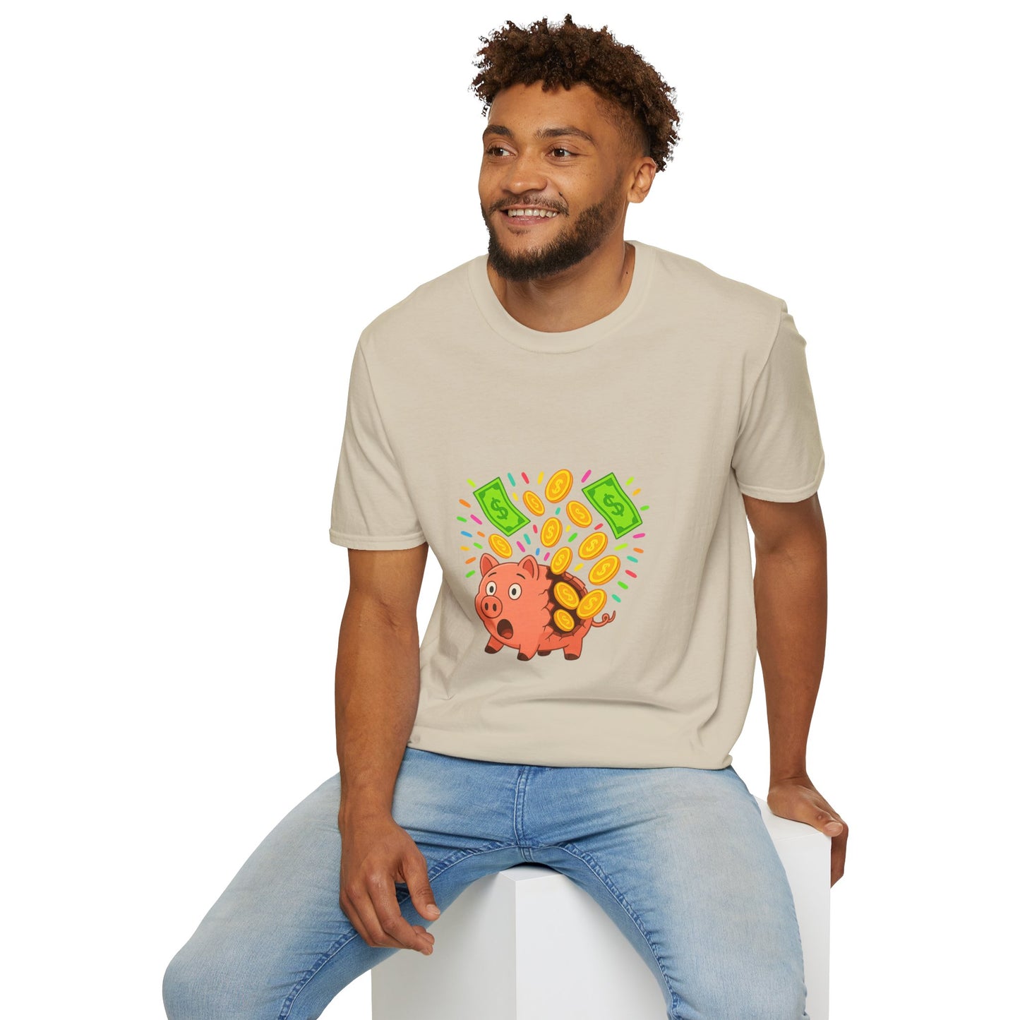 Broken Piggy Bank - Men's Tee