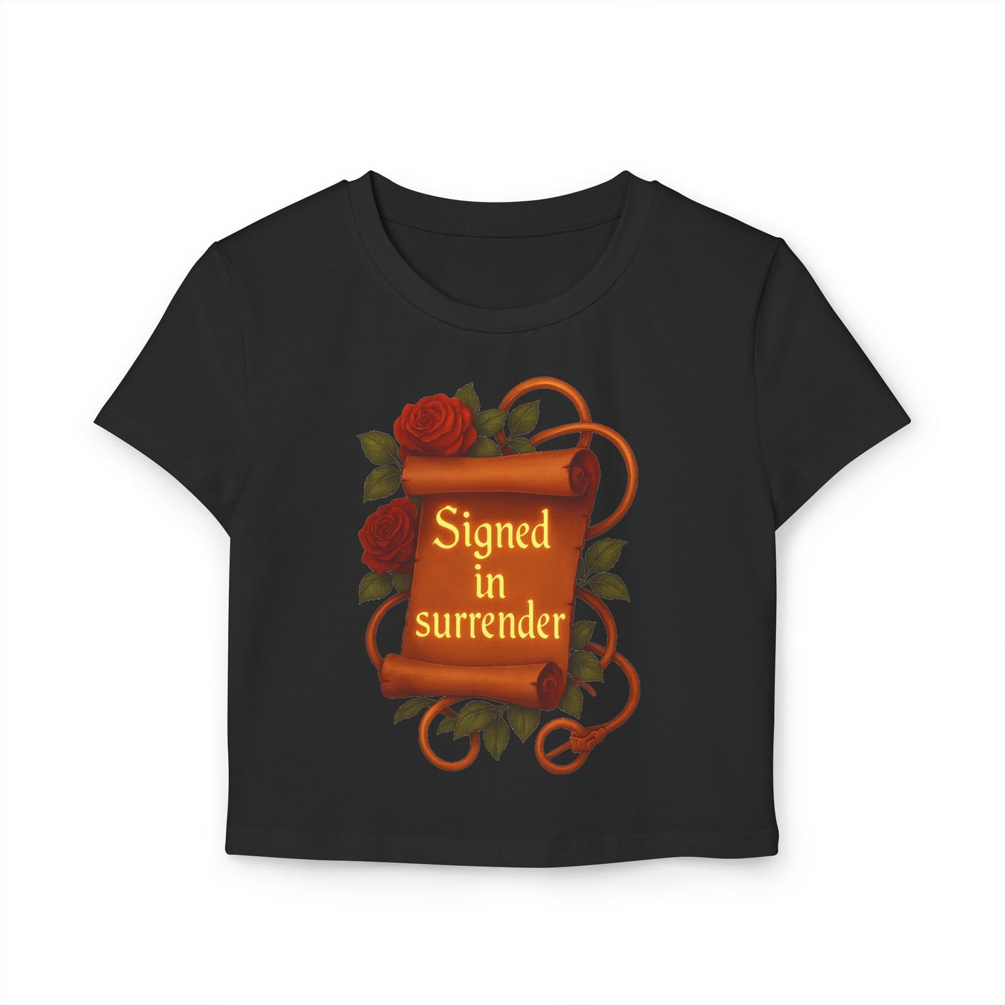 Signed in Surrender - Women's Baby Tee
