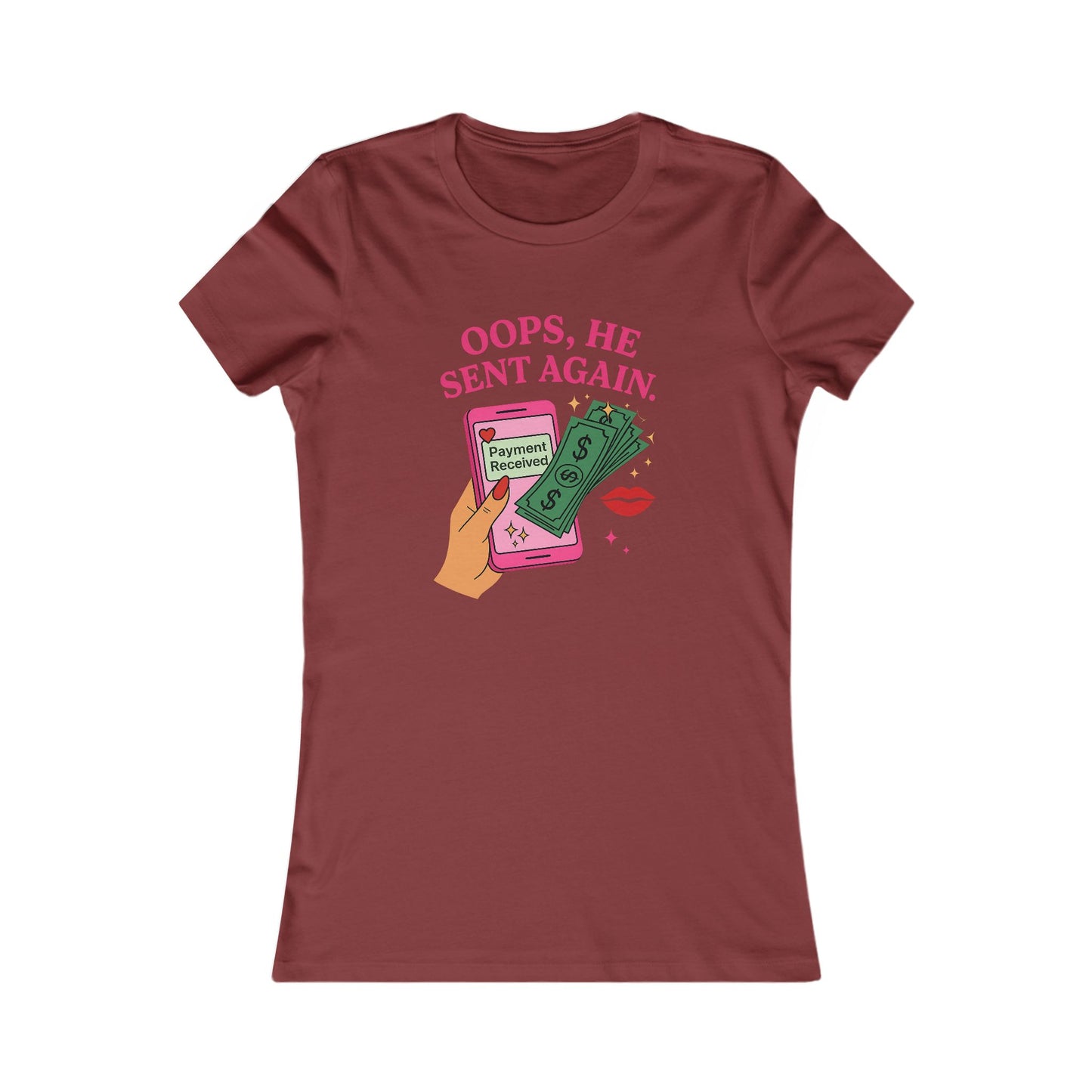 Oops, He Sent Again - Women's Graphic Tee