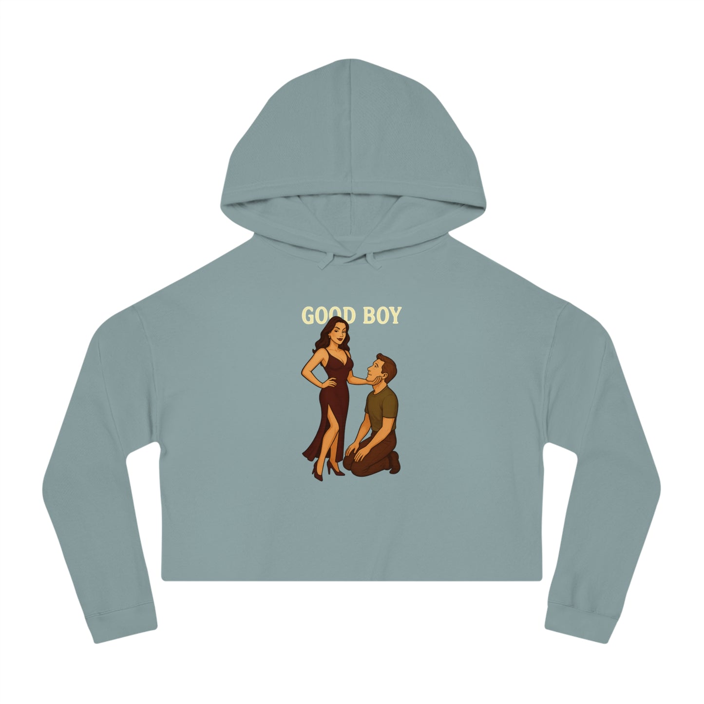 Good Boy - Cropped Hooded Sweatshirt
