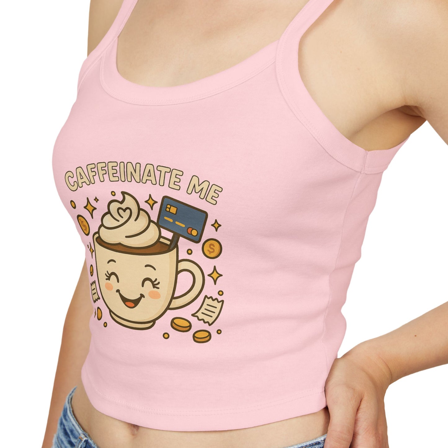 Caffeinate me - Women's Spaghetti Strap Tank Top