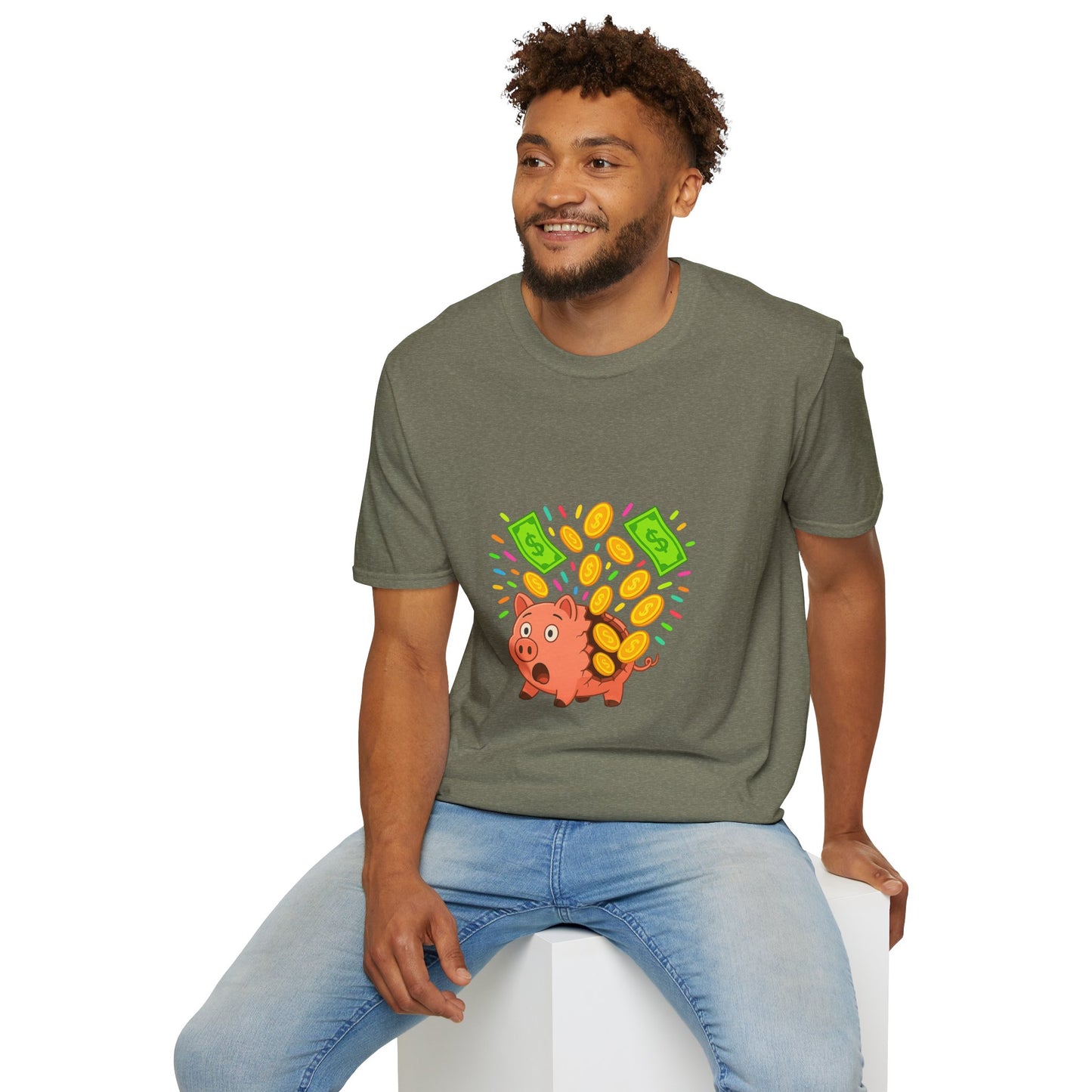 Broken Piggy Bank - Men's Tee