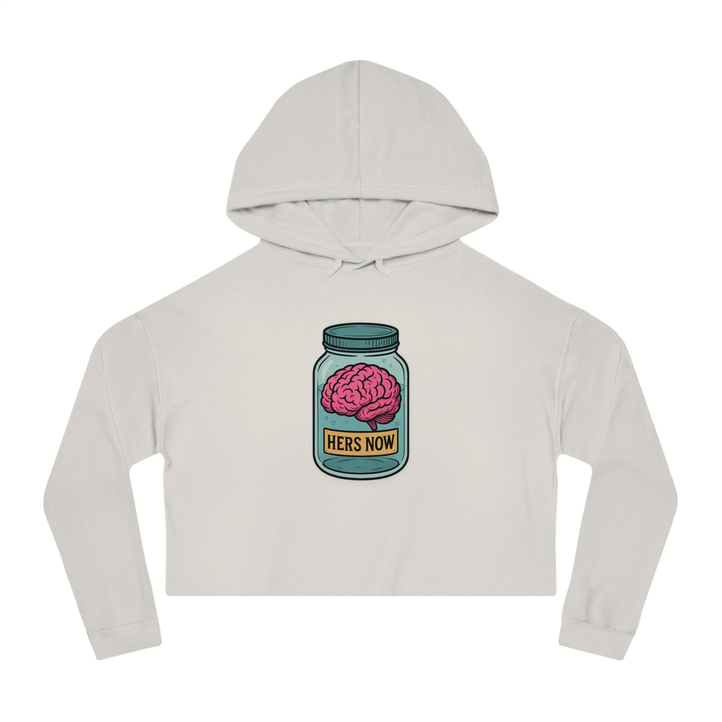 Hers now - Cropped Hooded Sweatshirt