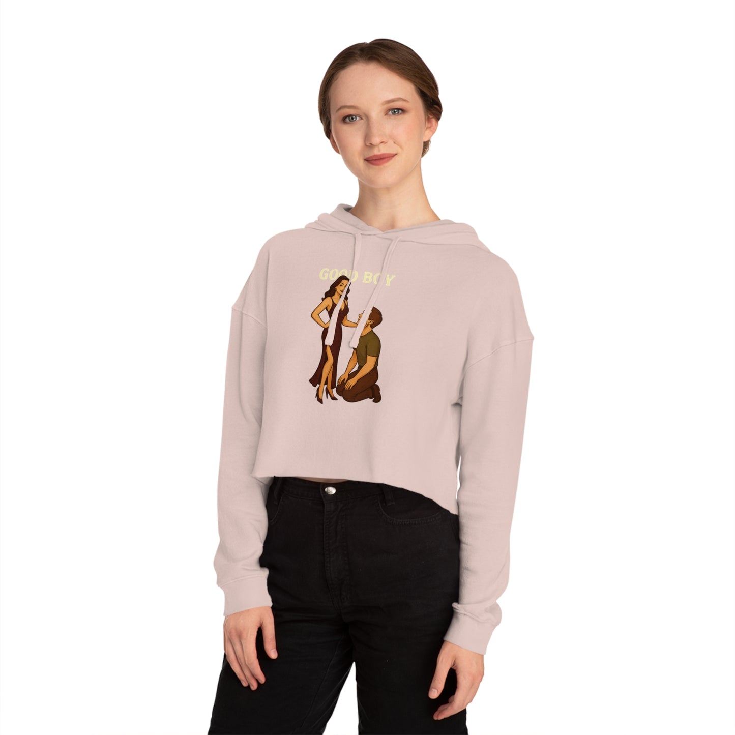 Good Boy - Cropped Hooded Sweatshirt