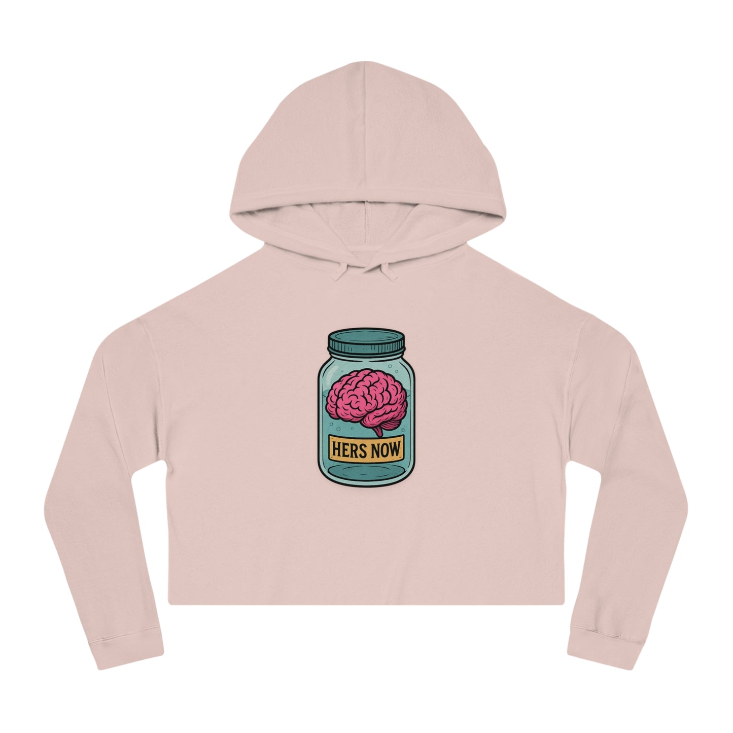 Hers now - Cropped Hooded Sweatshirt