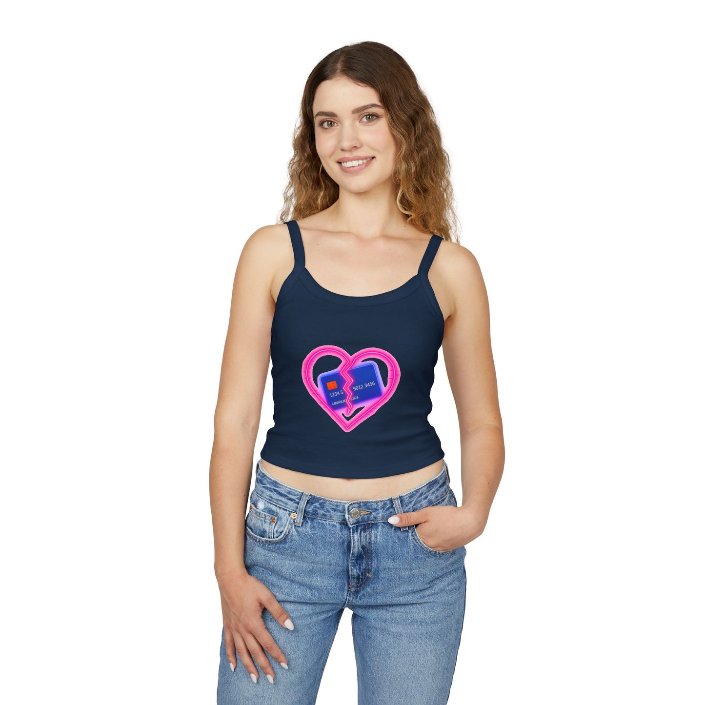 Heartbreaker - Women's Spaghetti Strap Tank Top