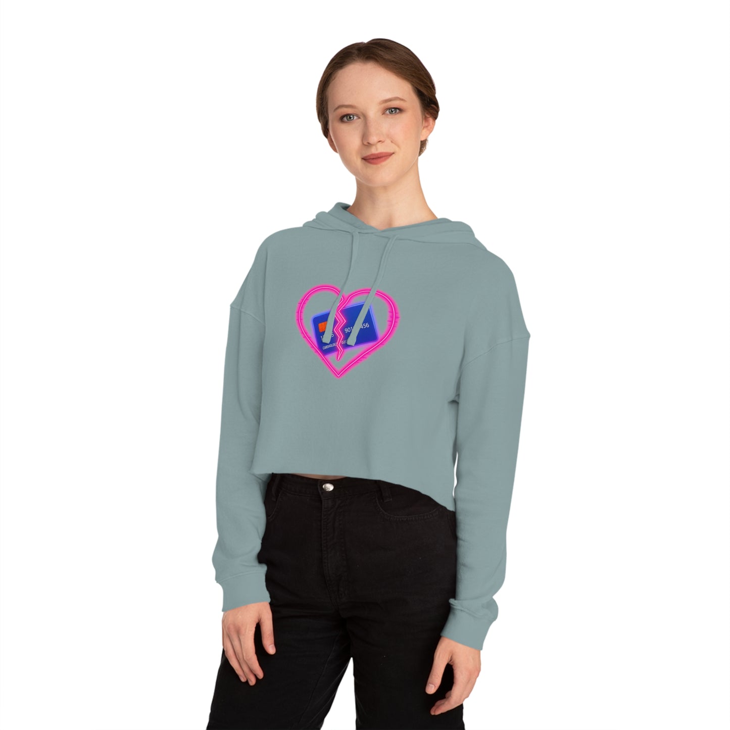 Heartbreaker - Cropped Hooded Sweatshirt