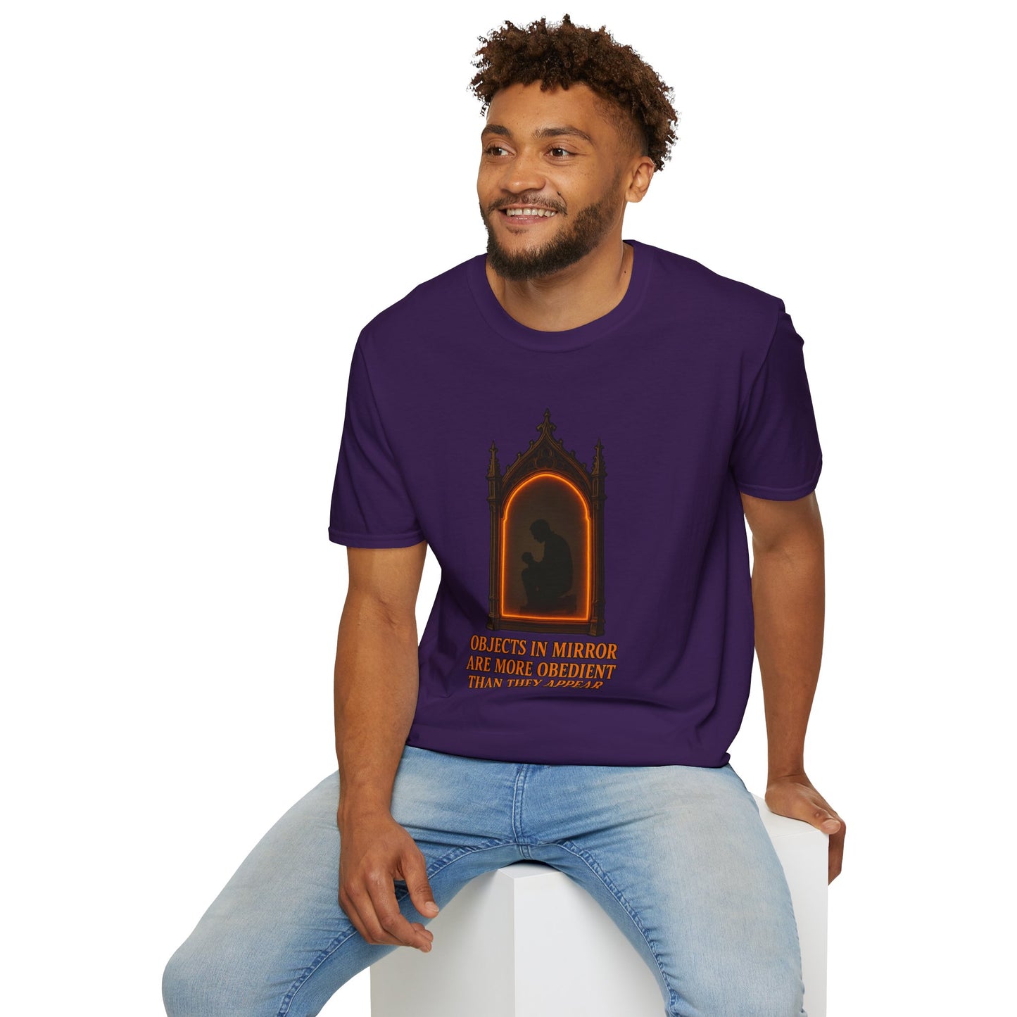 Objects in mirror are more obedient than they appear - Men's Tee