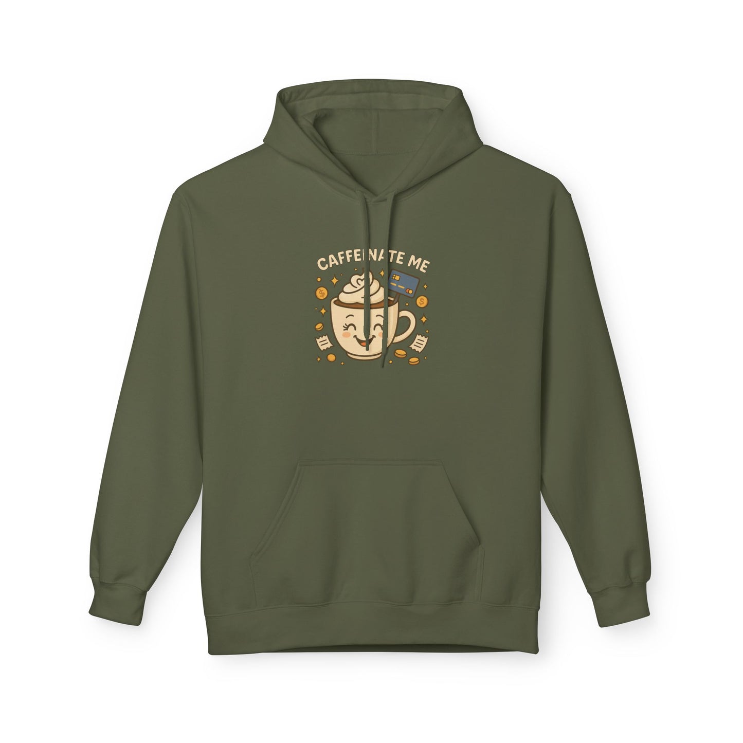 Caffeinate me - Women's comfy fleece hoodie