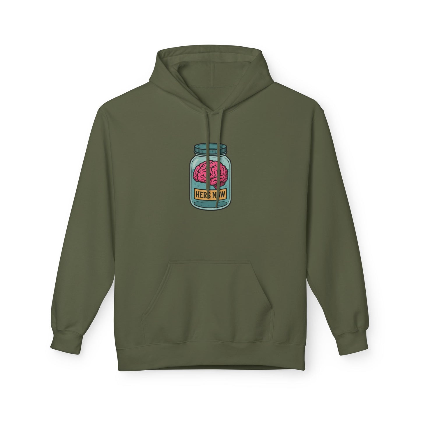 Brain in a jar - Women's comfy fleece hoodie