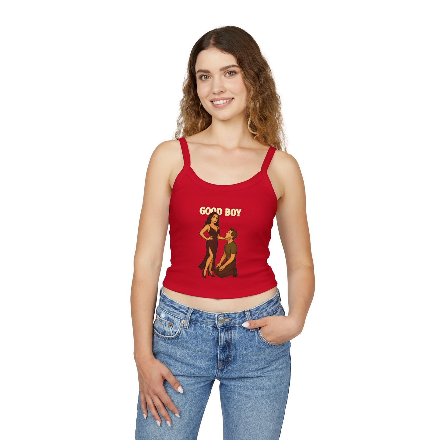 Good Boy - Women's Spaghetti Strap Tank Top