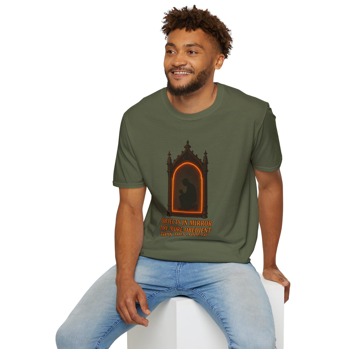 Objects in mirror are more obedient than they appear - Men's Tee