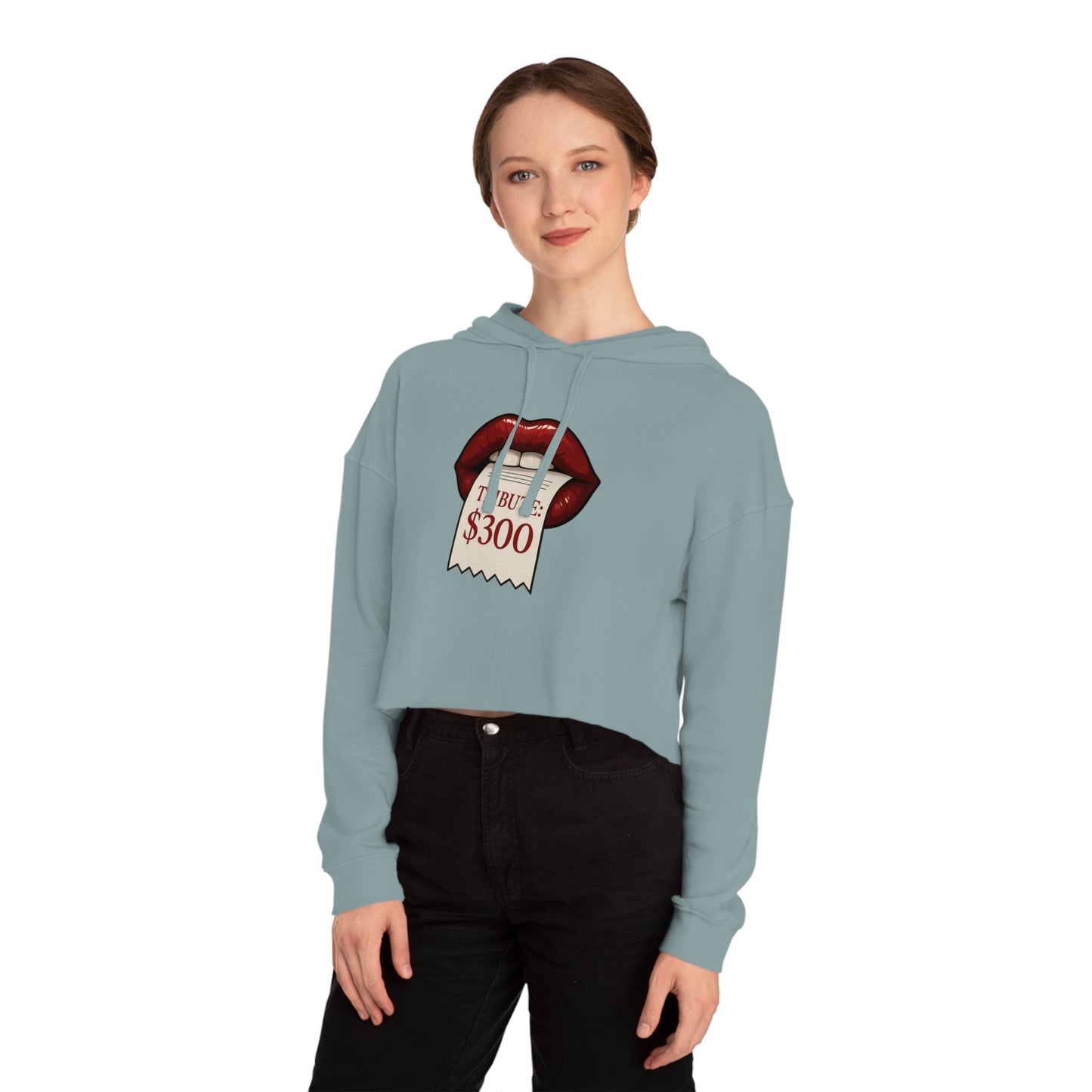 Tribute $300 - Cropped Hooded Sweatshirt