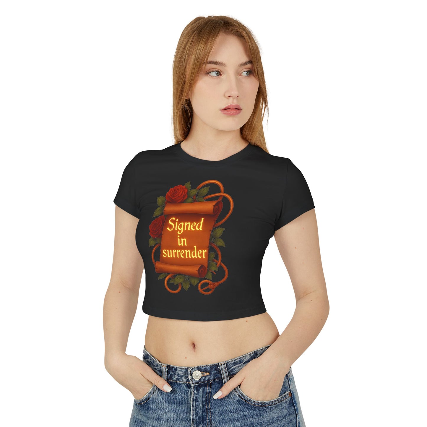 Signed in Surrender - Women's Baby Tee